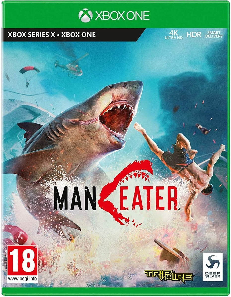 Maneater Xbox Series X game box art