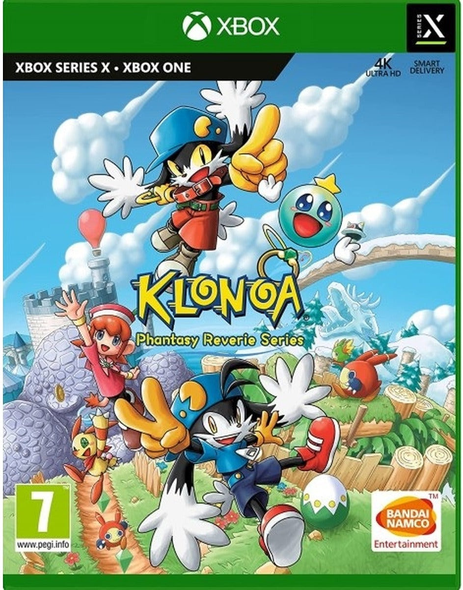 Klonoa Phantasy Reverie Series Xbox Series X game box art