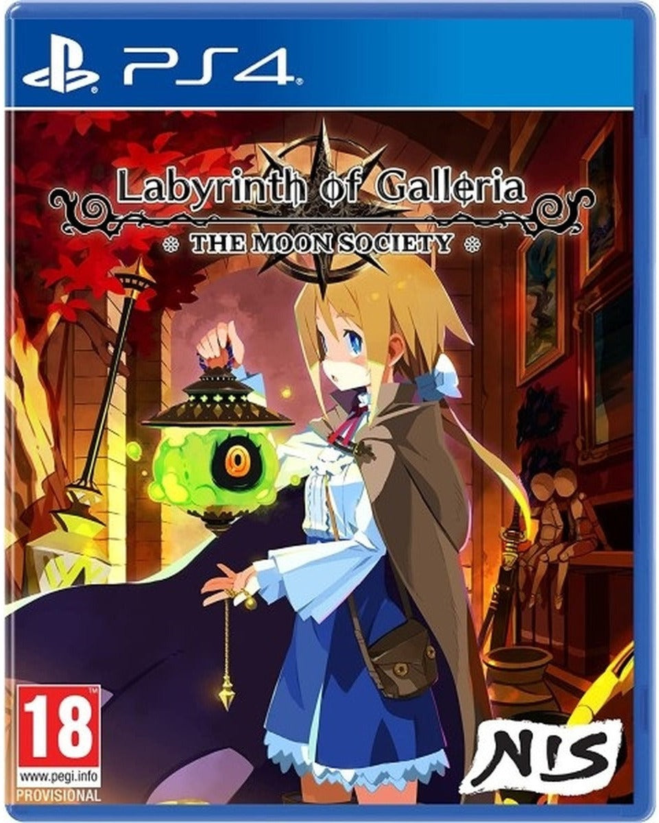 Labyrinth of Galleria: The Moon Society Standard Edition PS4 box art