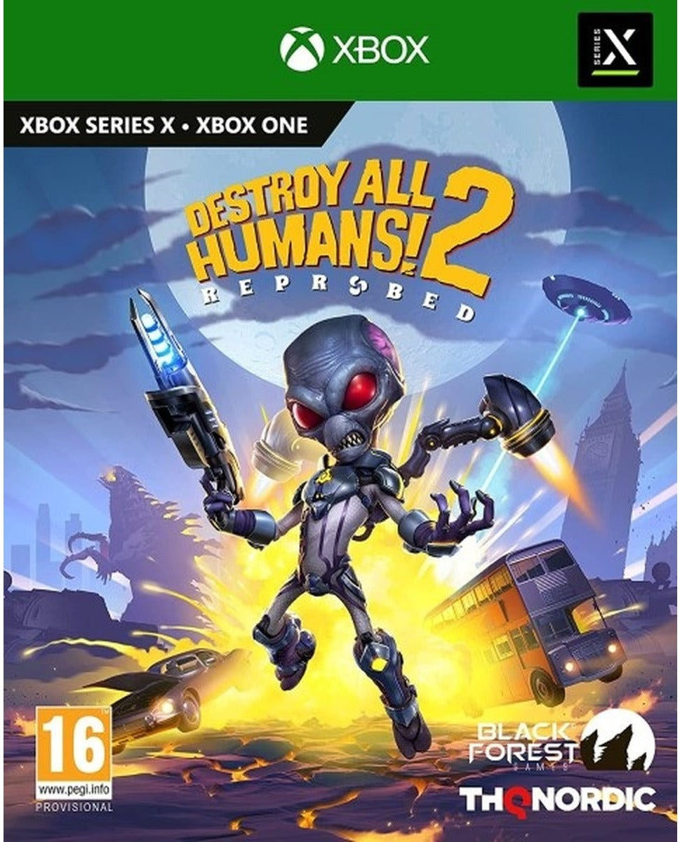 Destroy All Humans! 2: Reprobed Xbox Series X box art