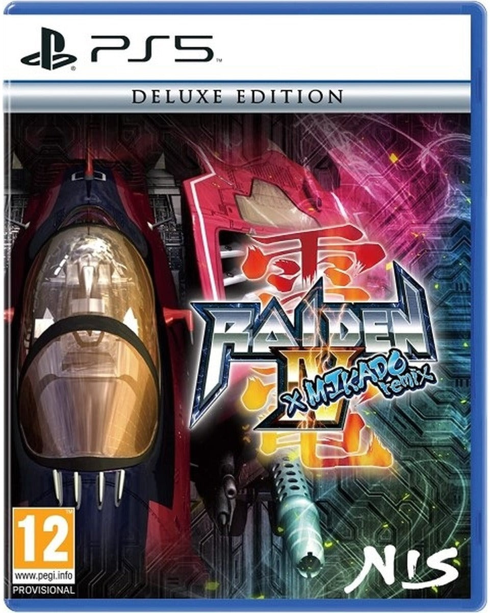Raiden IV x MIKADO remix Deluxe Edition PlayStation 5 box art