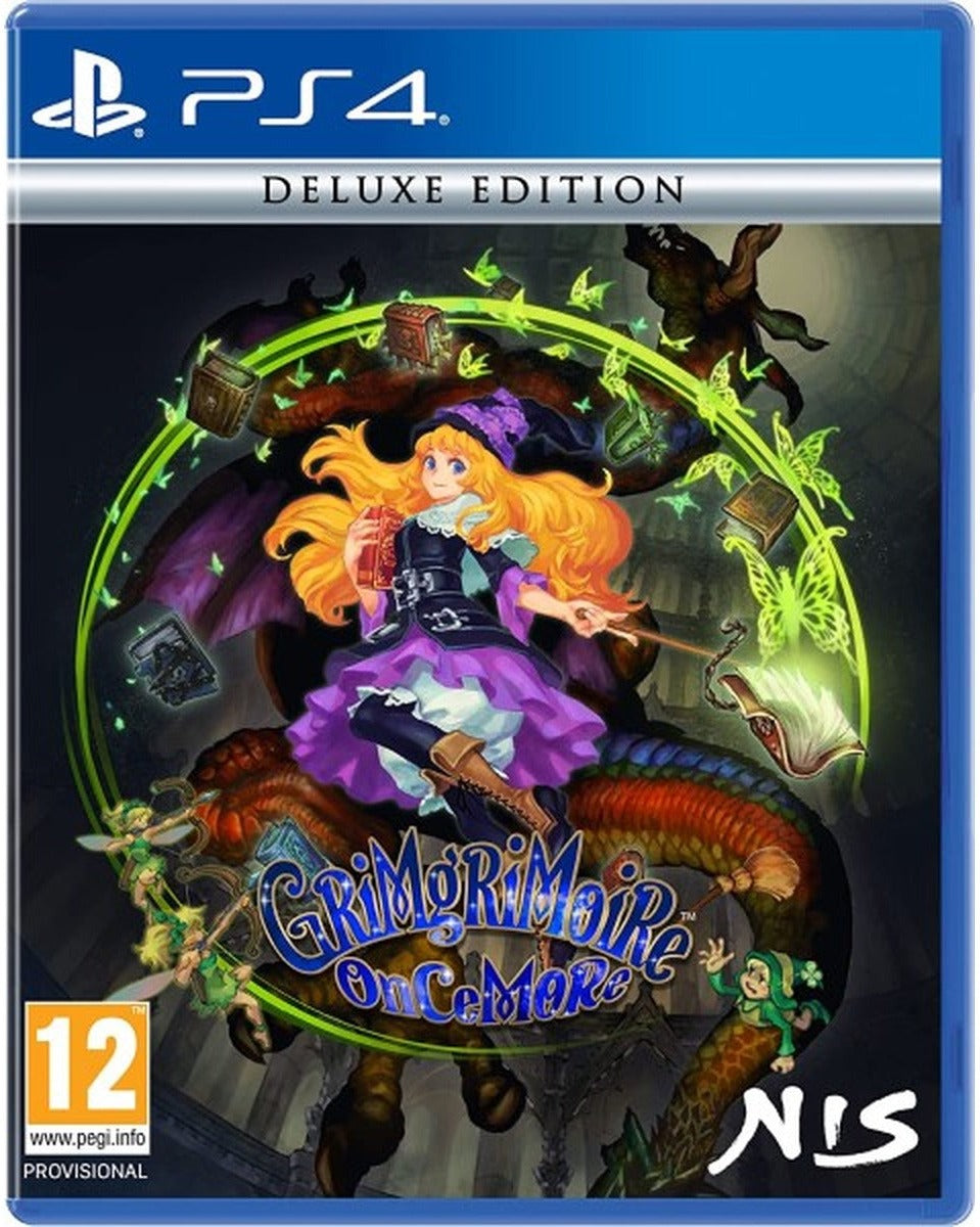 GrimGrimoire OnceMore Deluxe Edition PlayStation 4 box art