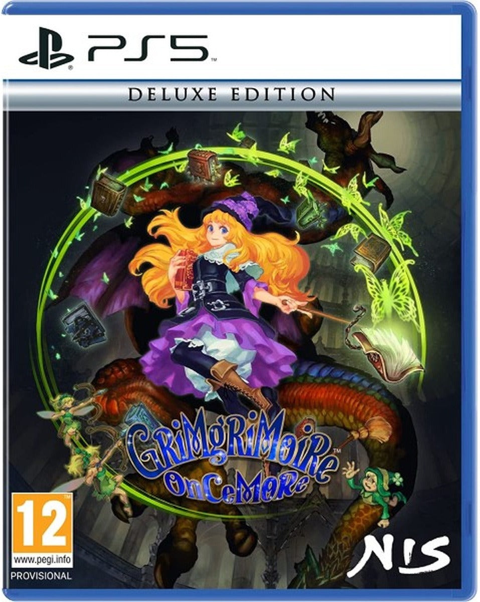 GrimGrimoire OnceMore Deluxe Edition PS5 box art