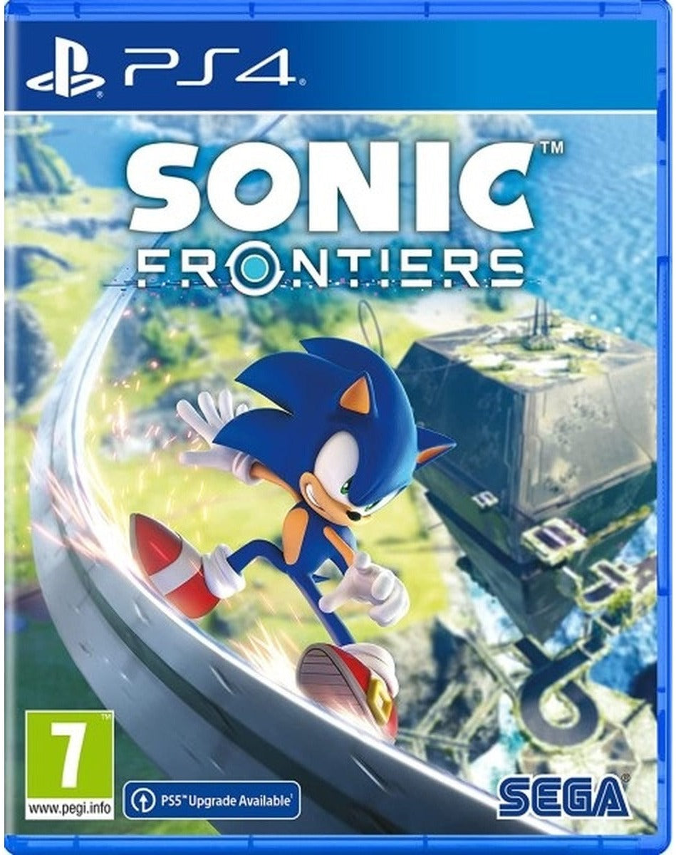 Sonic Frontiers PlayStation 4 game box art