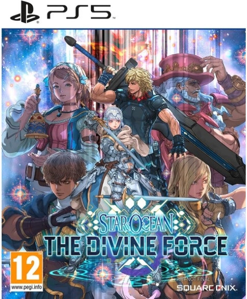 Star Ocean: The Divine Force PlayStation 5 game box art