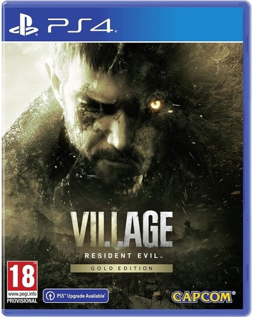 Resident Evil Village Gold Edition PlayStation 4 game box