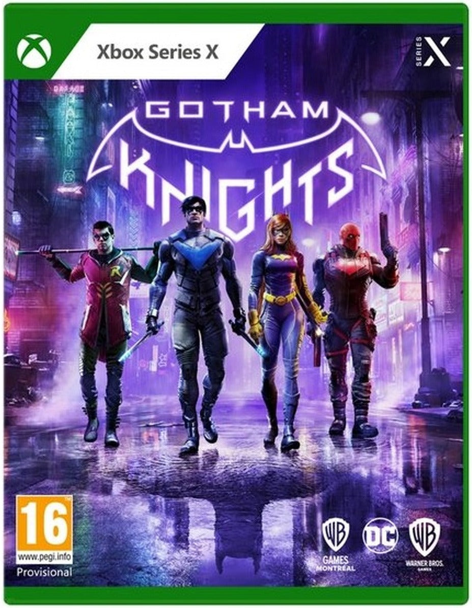 Gotham Knights Xbox Series X game box art