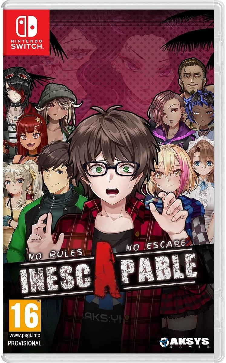 Inescapable: No Rules, No Rescue Nintendo Switch physical cartridge box art