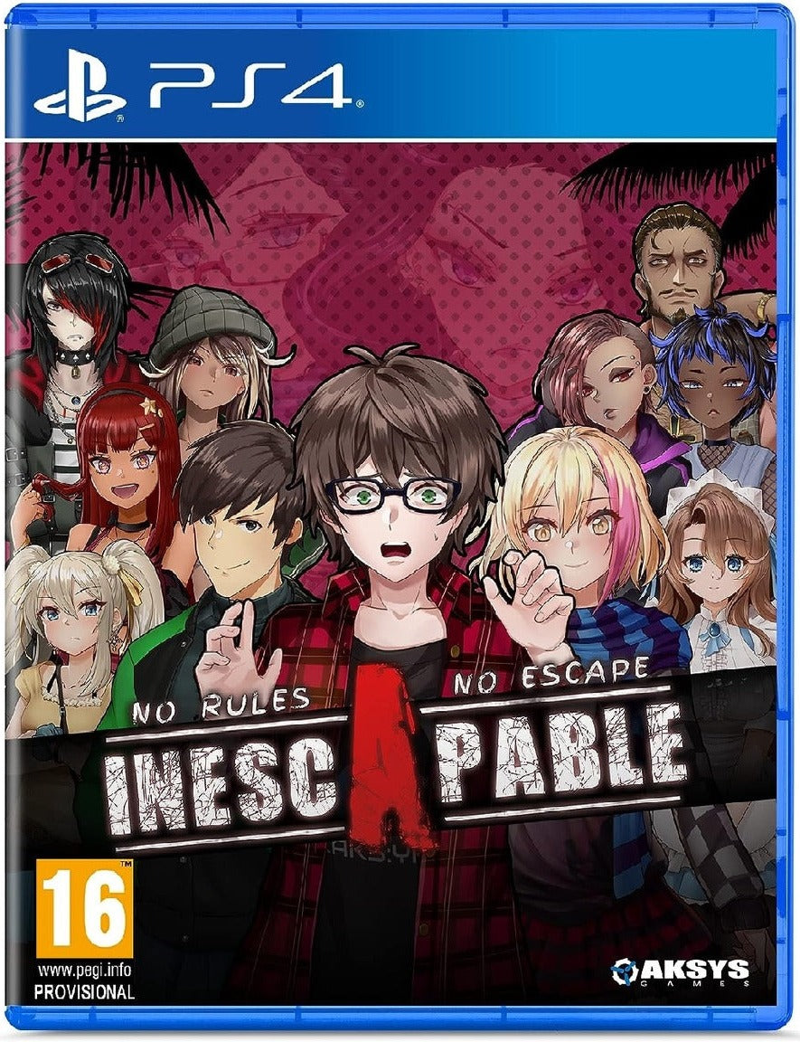 Inescapable: No Rules, No Rescue PlayStation 4 game box art