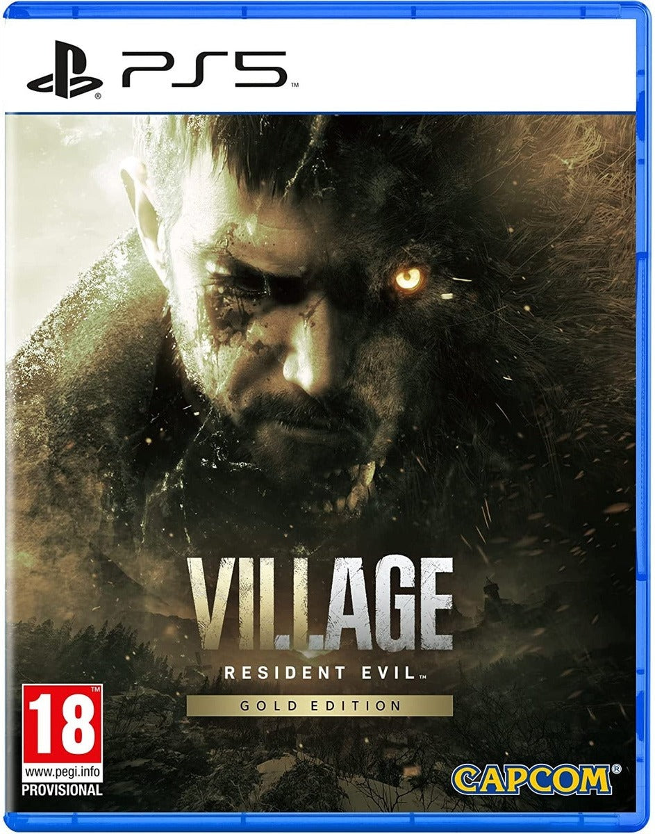 Resident Evil Village Gold Edition PlayStation 5 game box
