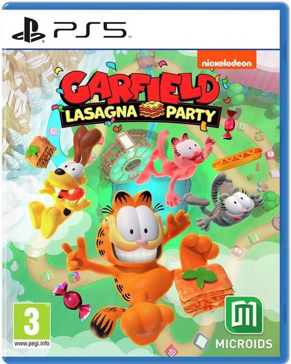 Garfield: Lasagna Party PlayStation 5 game box art