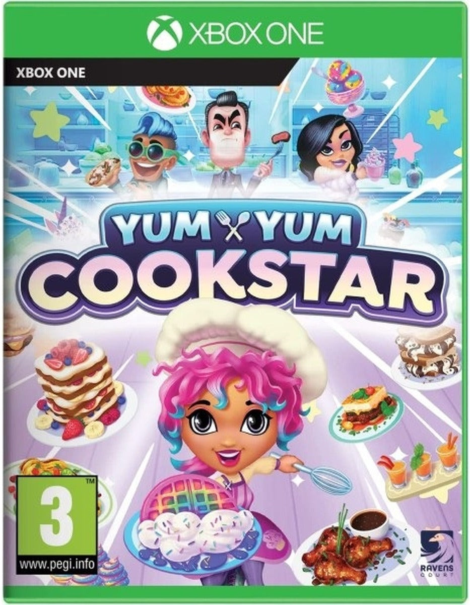 Yum Yum Cookstar Xbox One game box art
