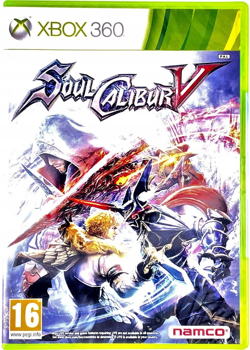 Soulcalibur V Xbox 360 game box art