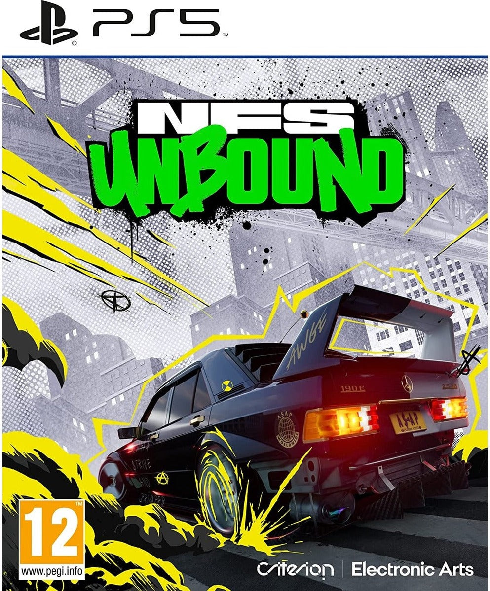 Need for Speed Unbound PlayStation 5 game box art