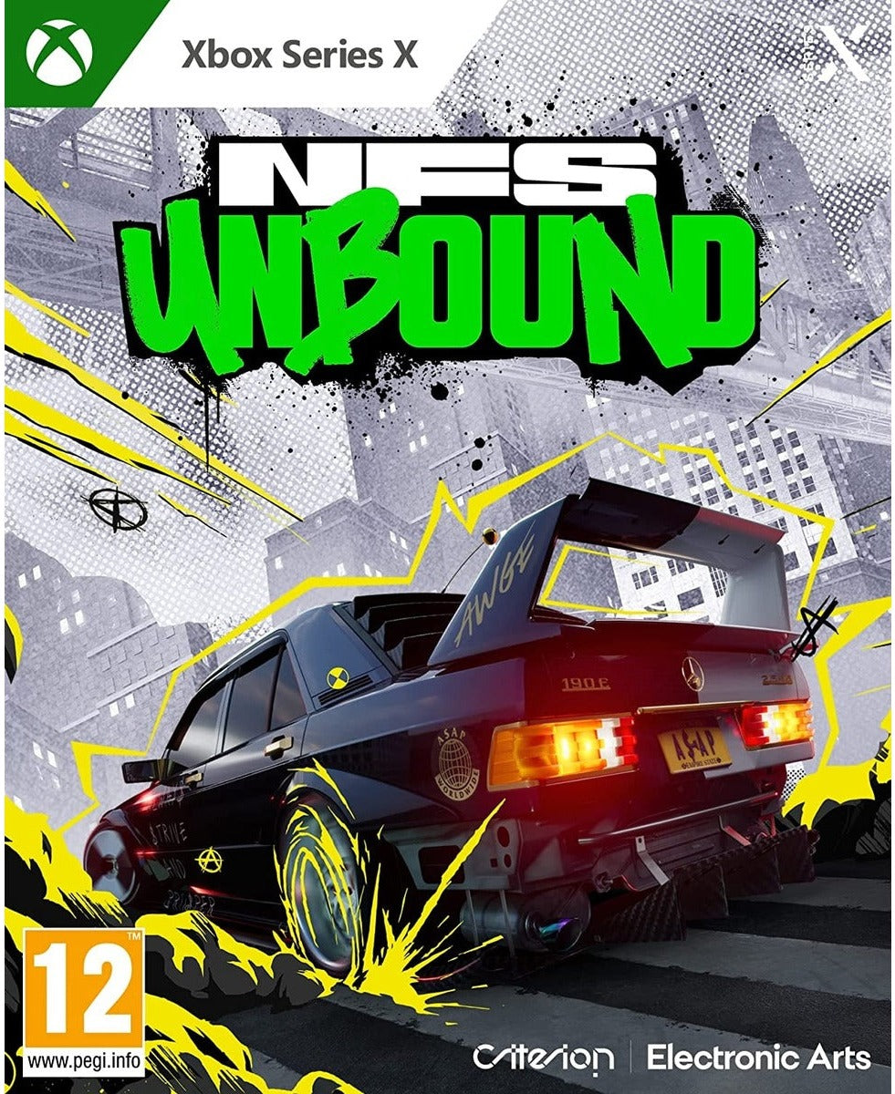 Need for Speed Unbound Xbox Series X game box art