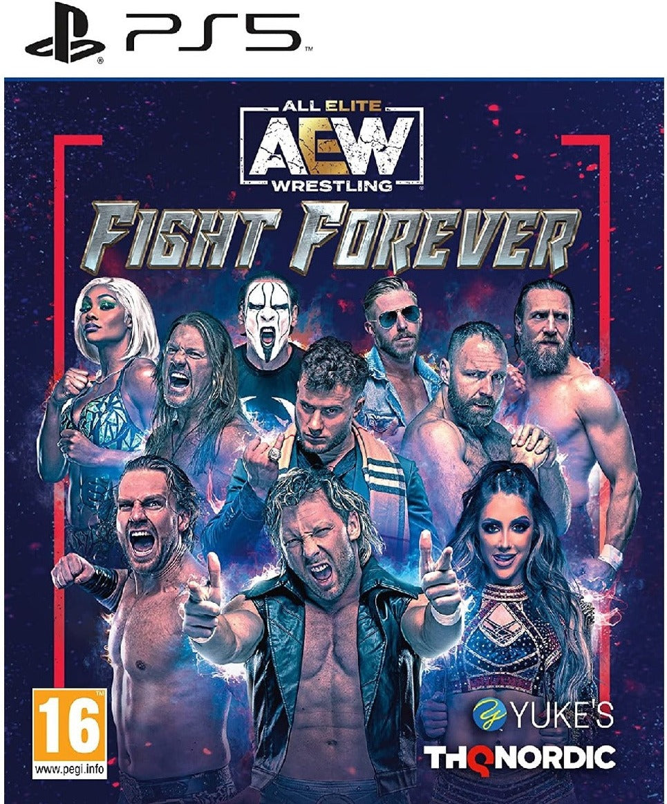 AEW: Fight Forever PlayStation 5 game box art