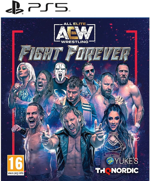 AEW: Fight Forever PlayStation 5 game box art