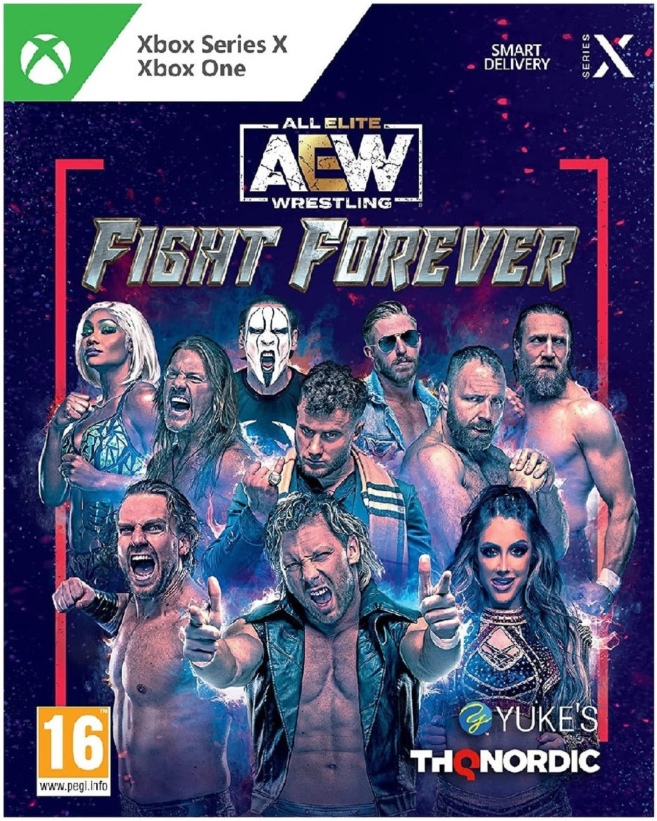 AEW: Fight Forever Xbox Series X game box art