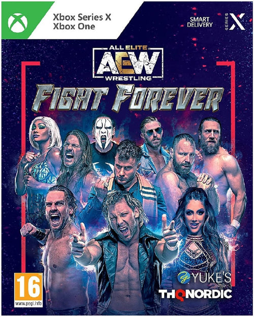 AEW: Fight Forever Xbox Series X game box art