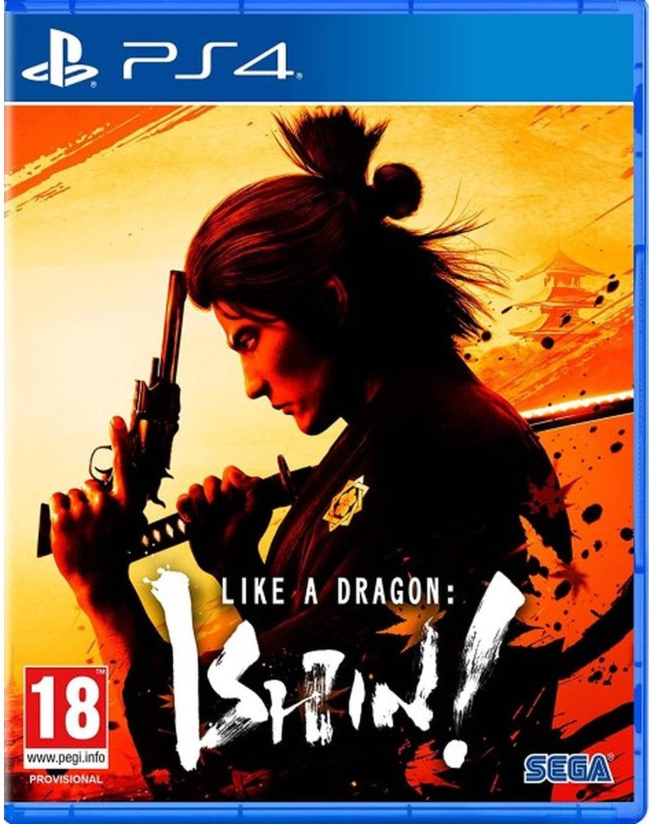Like a Dragon: Ishin! PlayStation 4 game box art