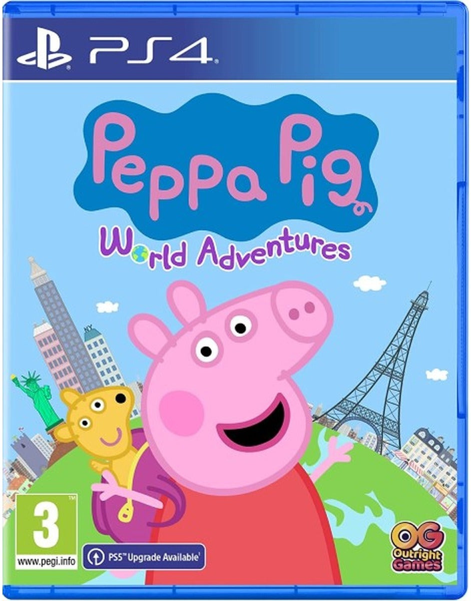 Peppa Pig: World Adventures PlayStation 4 game box art