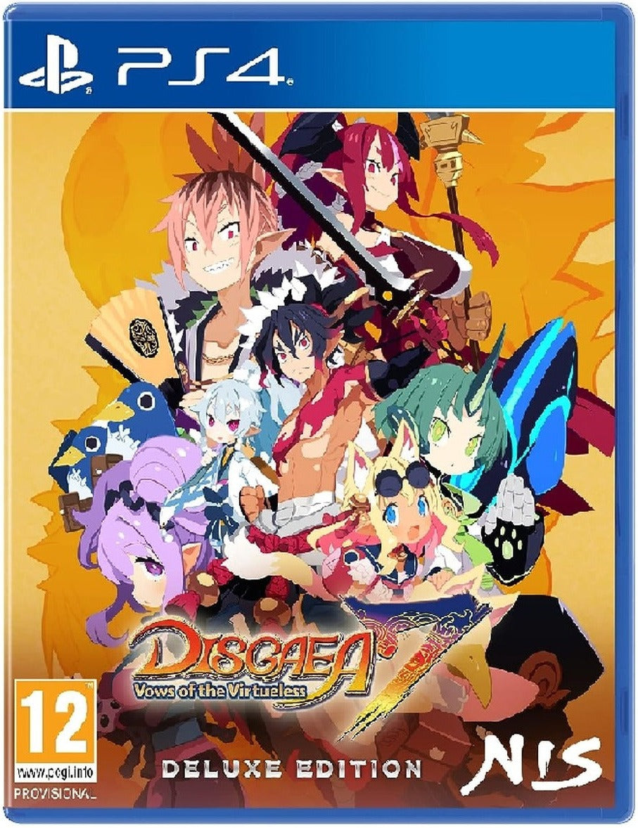 Disgaea 7: Vows of the Virtueless Deluxe Edition PlayStation 4 box art