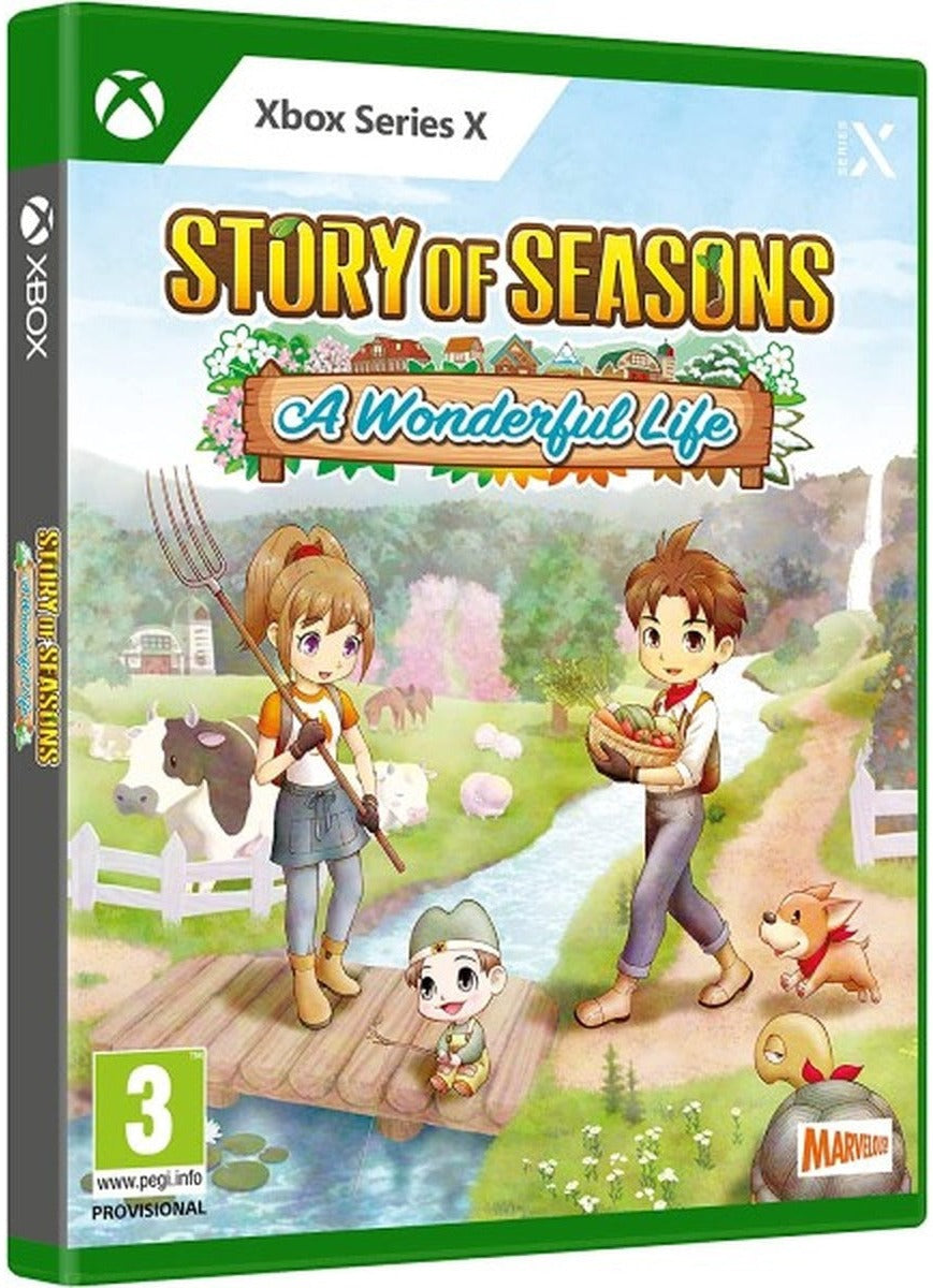Story of Seasons: A Wonderful Life Xbox Series X box art
