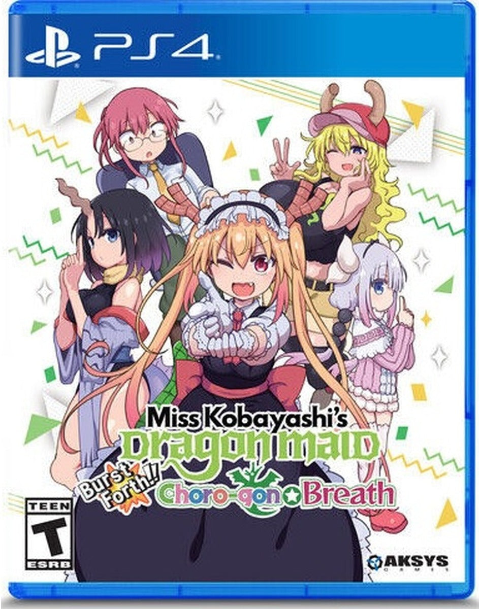 Miss Kobayashi's Dragon Maid: Burst Forth!! Choro-gon Breath PS4 box art