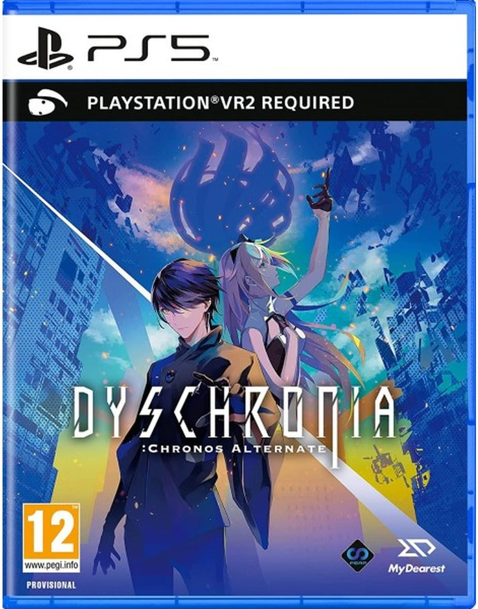 DYSCHRONIA: Chronos Alternate PlayStation VR2 PS5 physical box art by Perp Games