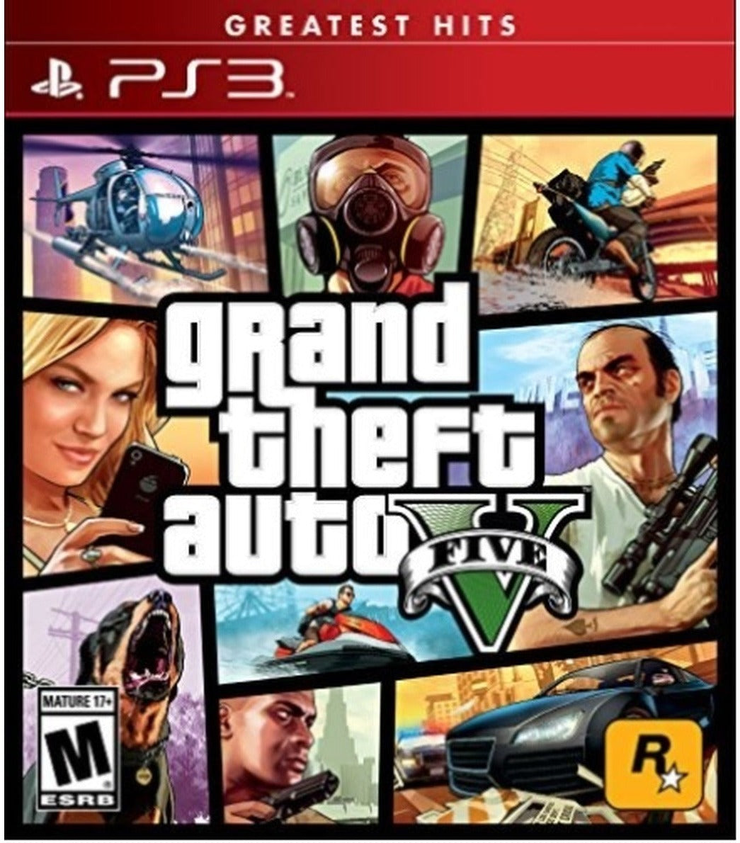 Grand Theft Auto V Greatest Hits PlayStation 3 game box