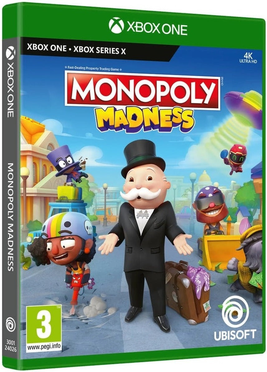 Monopoly Madness Xbox Series X game box – French edition