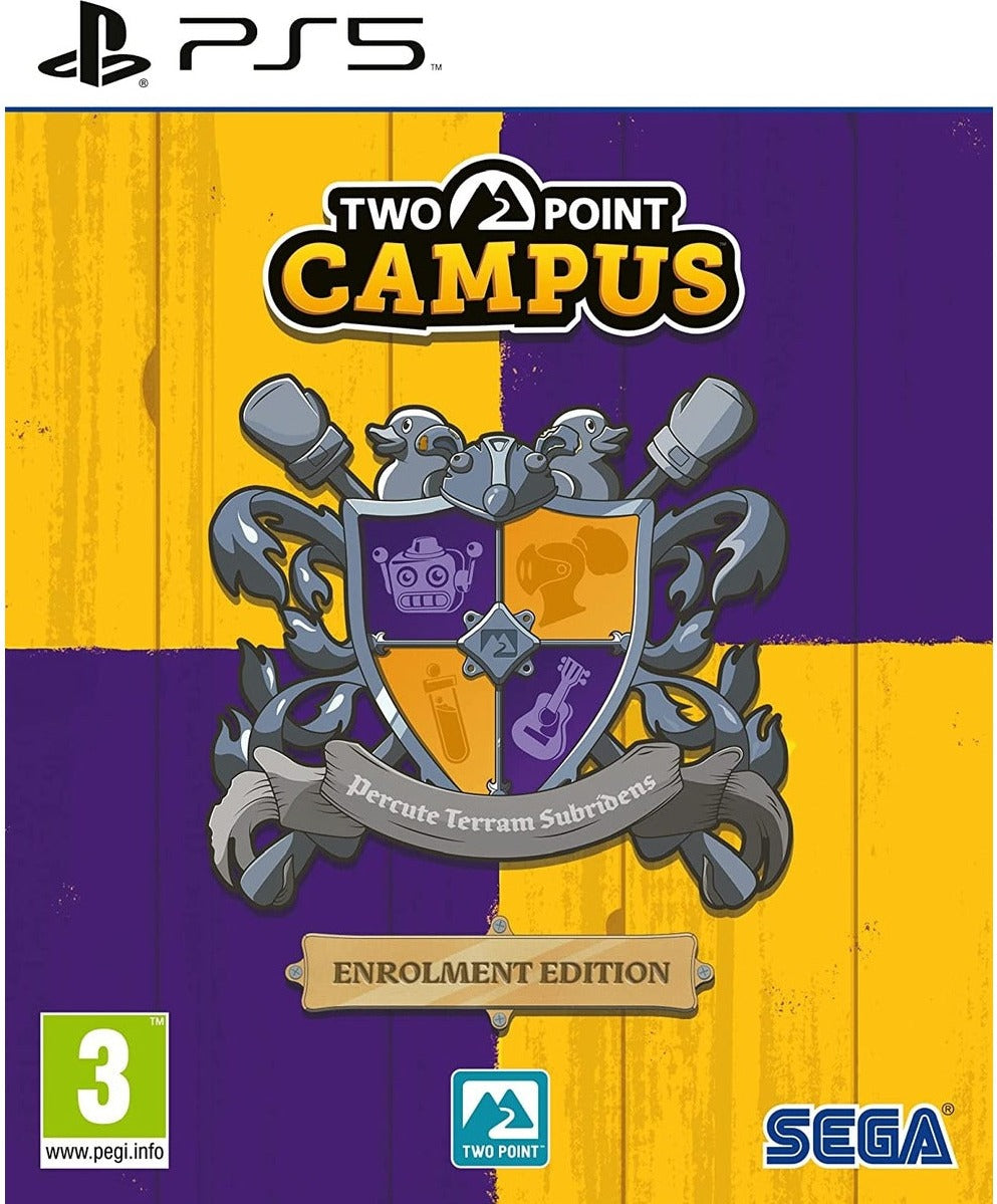 Two Point Campus Enrolment Edition PlayStation 5 box art