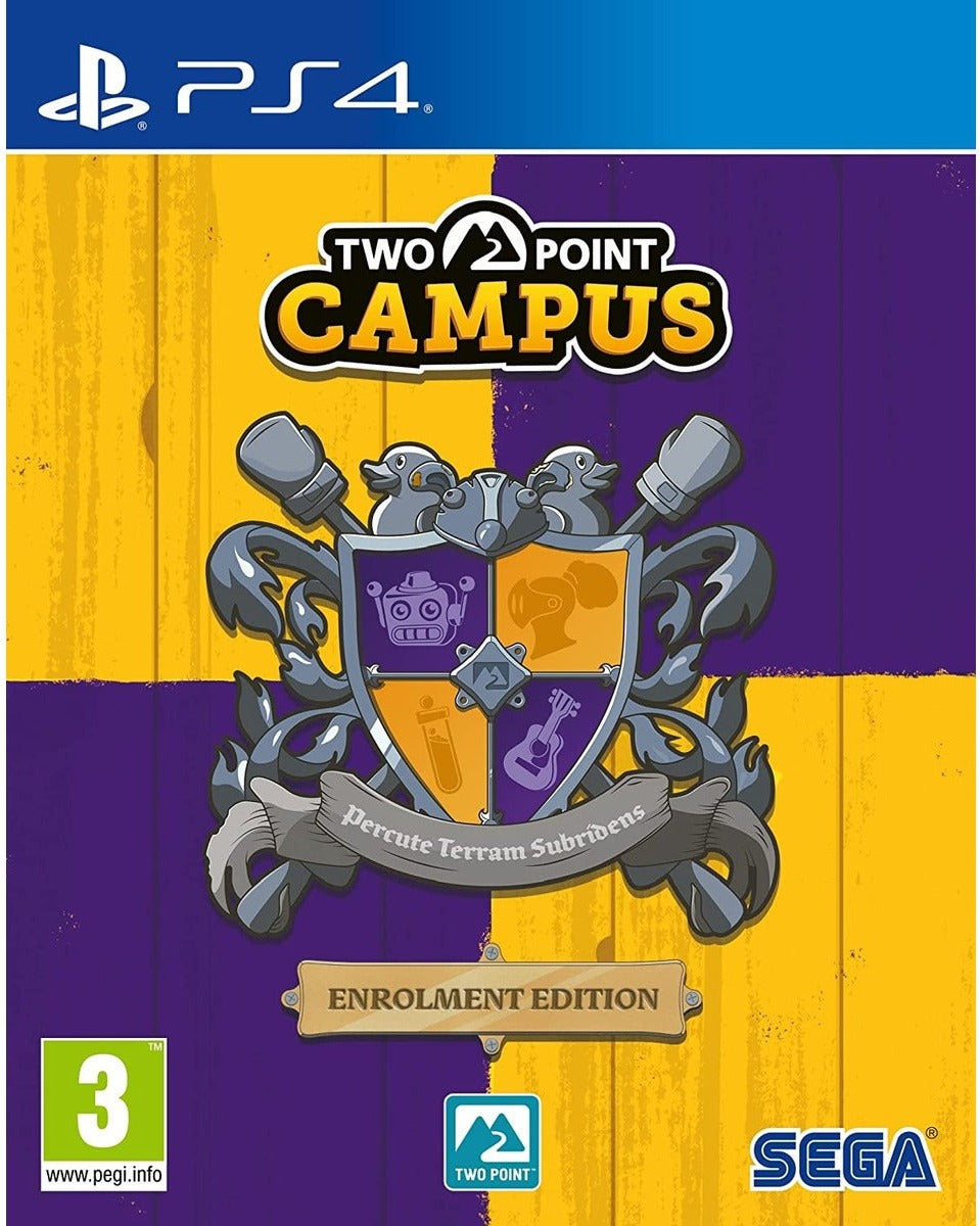 Two Point Campus Enrolment Edition PlayStation 4 box art