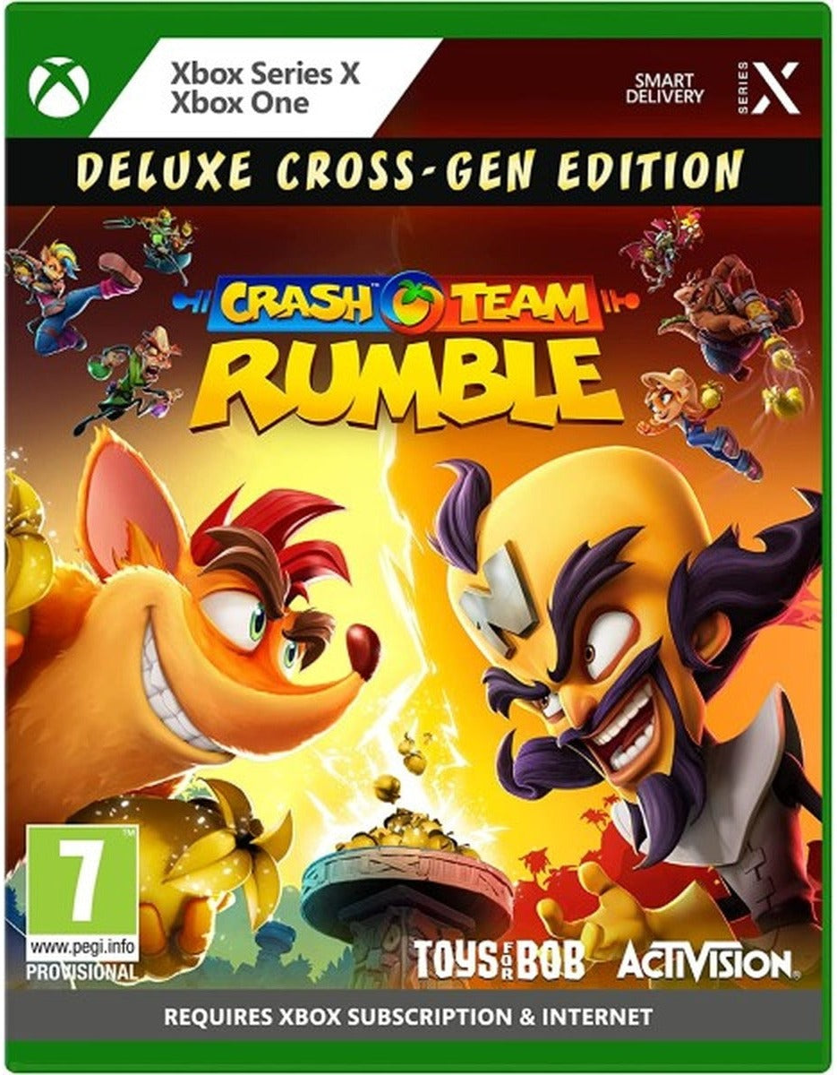 Crash Team Rumble Deluxe Edition Xbox Series X box art