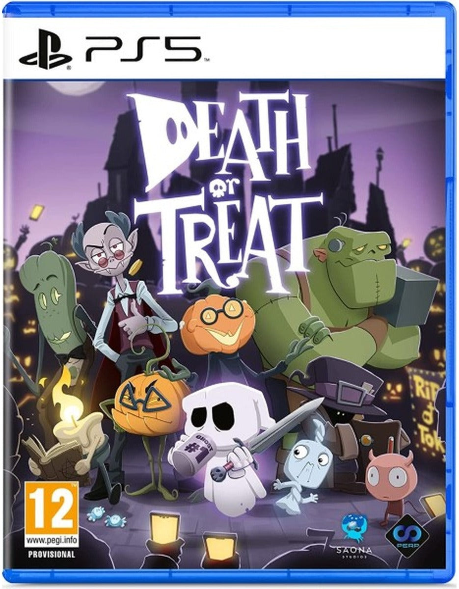 Death or Treat PlayStation 5 physical edition box art by Perp Games
