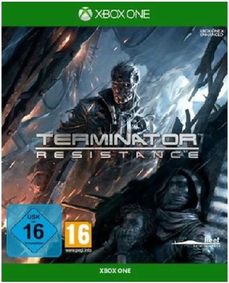 Terminator: Resistance Xbox One game box art – German edition