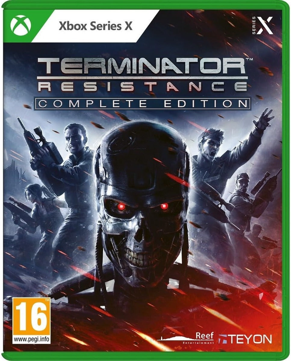 Terminator: Resistance Complete Edition Xbox Series X game box – EFIGS edition