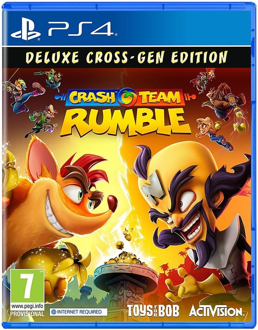 Crash Team Rumble Deluxe Edition PS4 box art