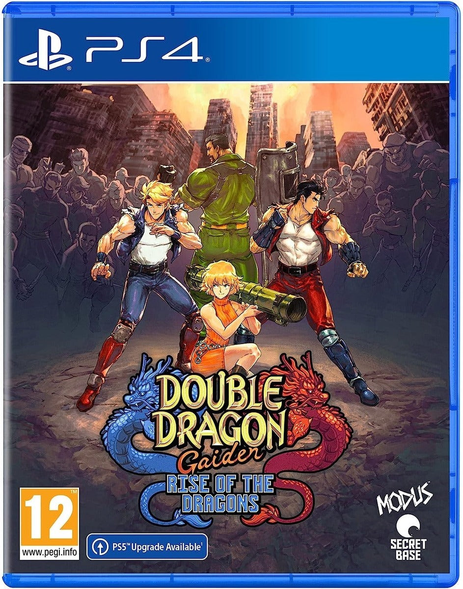Double Dragon Gaiden: Rise of the Dragons PlayStation 4 game box art
