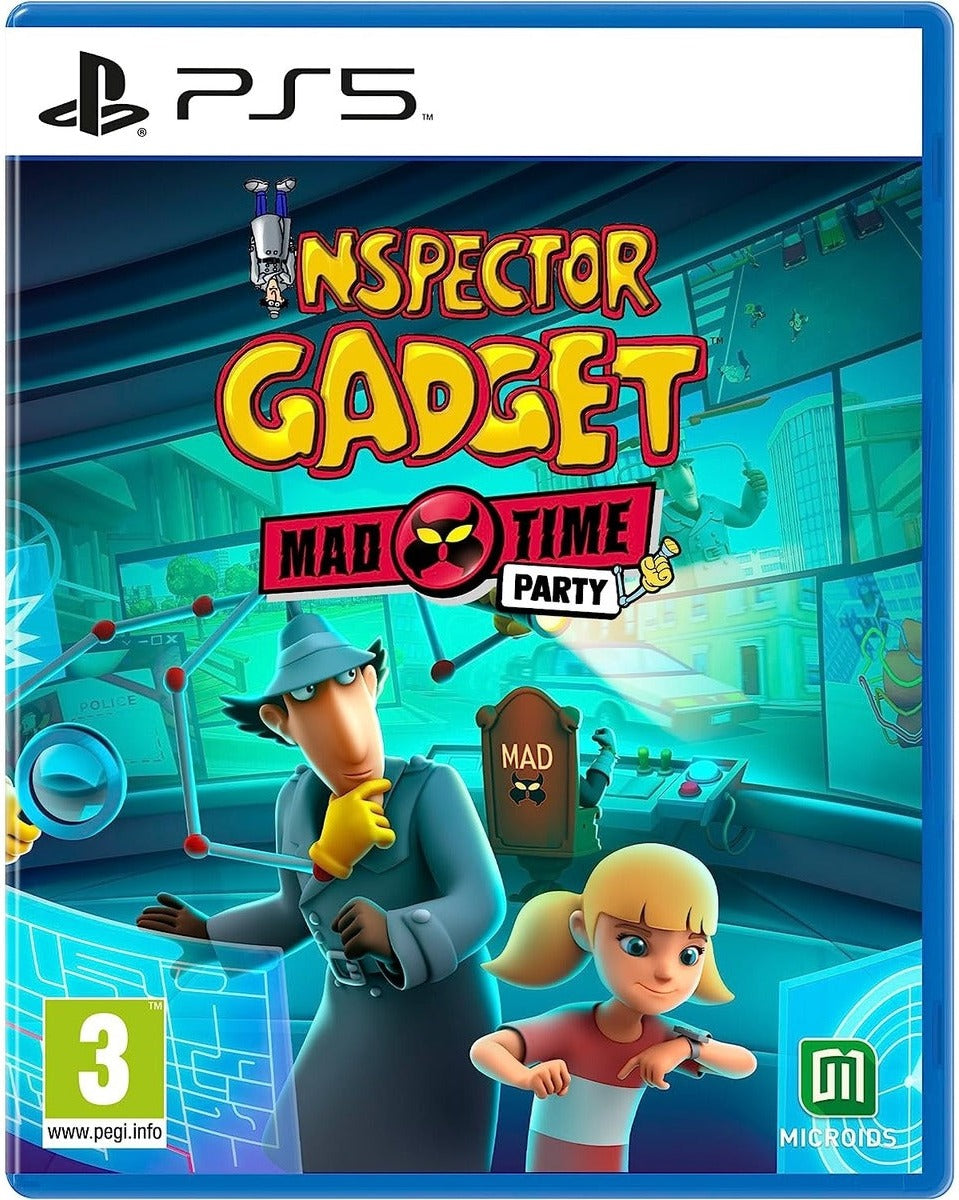Inspector Gadget: Mad Time Party PlayStation 5 box art