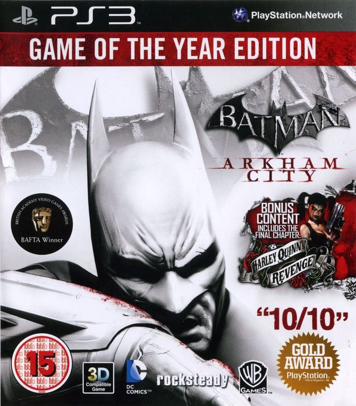 Batman: Arkham City Game of the Year Edition PlayStation 3 box art