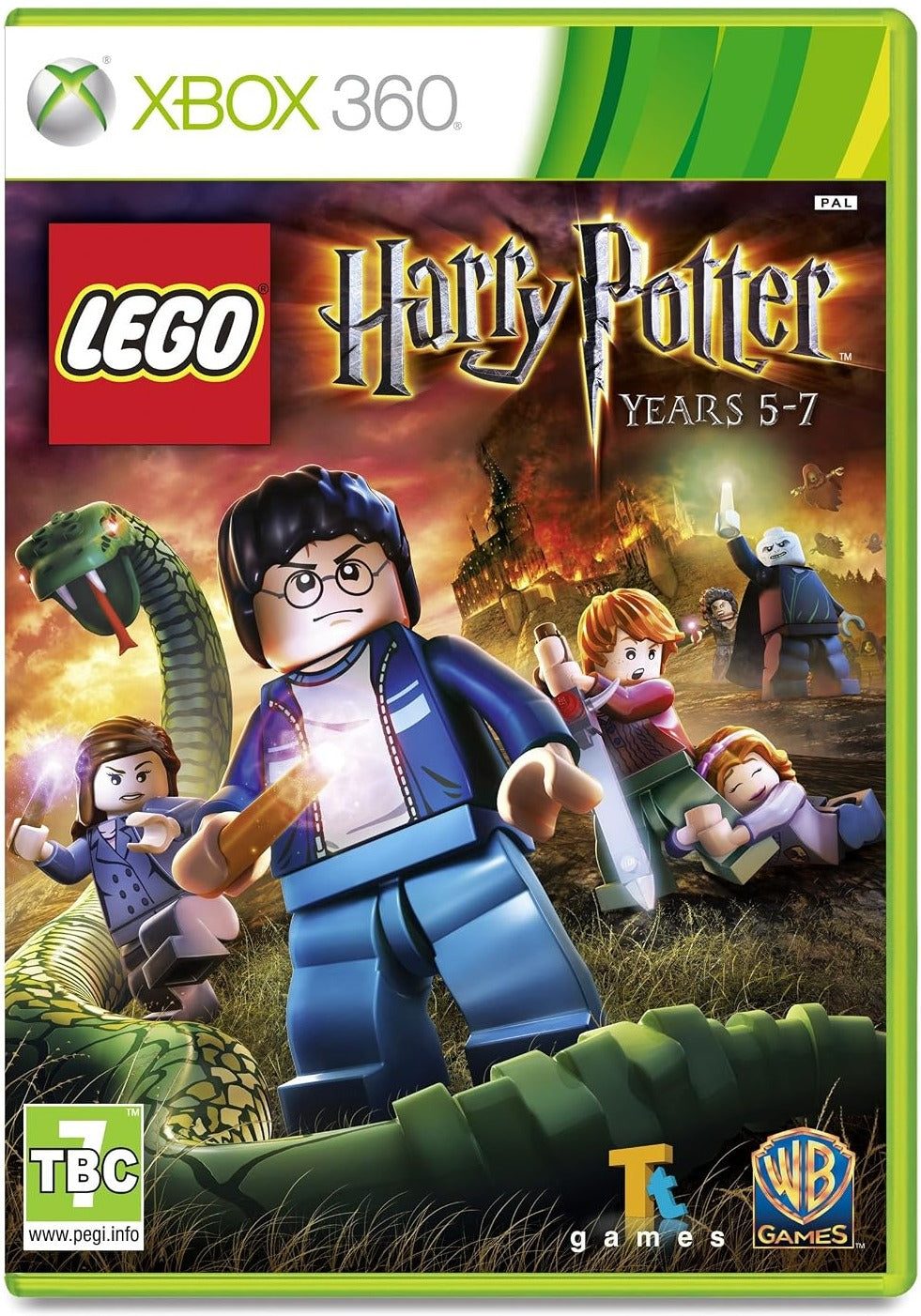 LEGO Harry Potter: Years 5-7 Xbox 360 game box art
