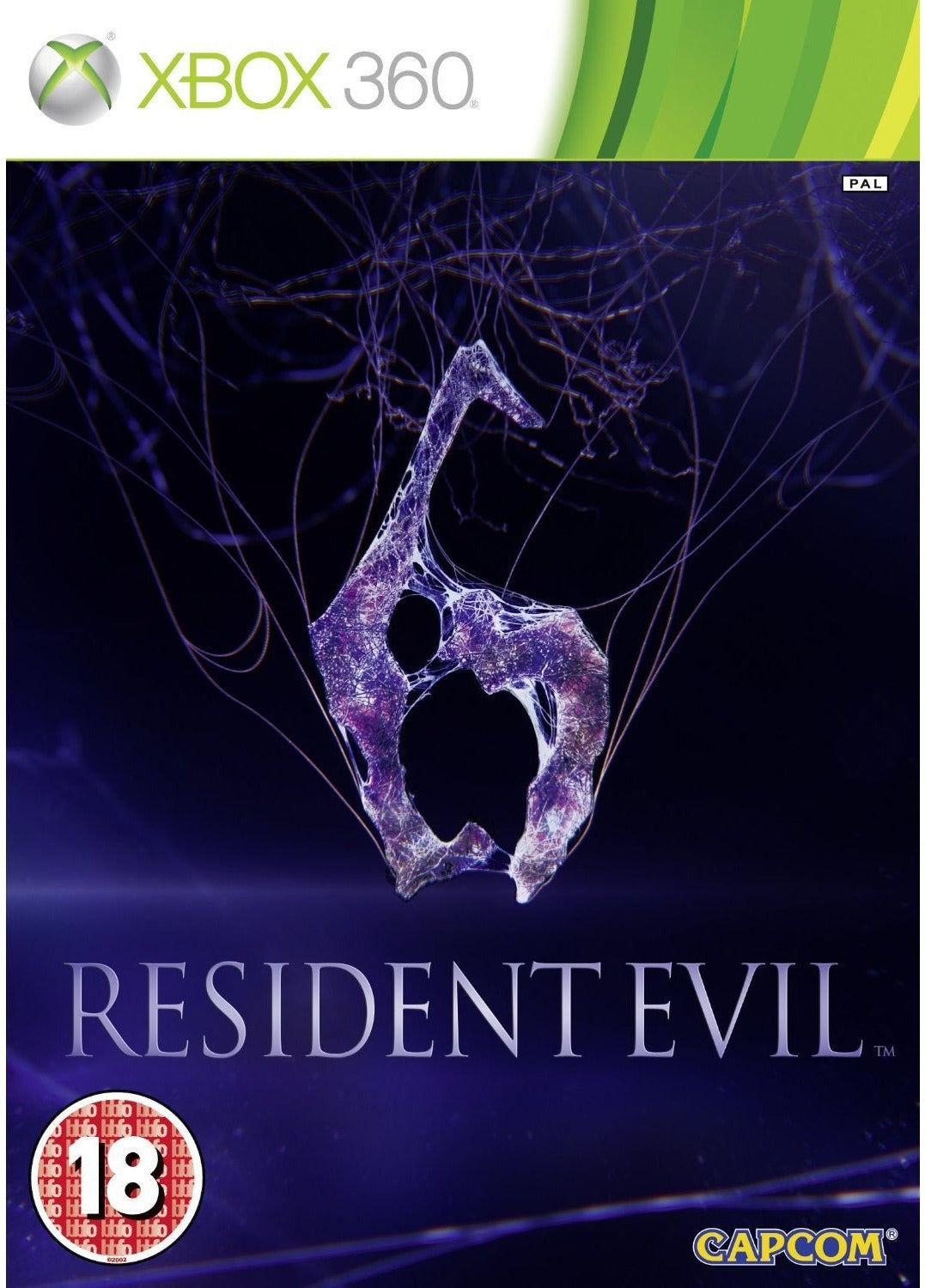 Resident Evil 6 Xbox 360 game box art