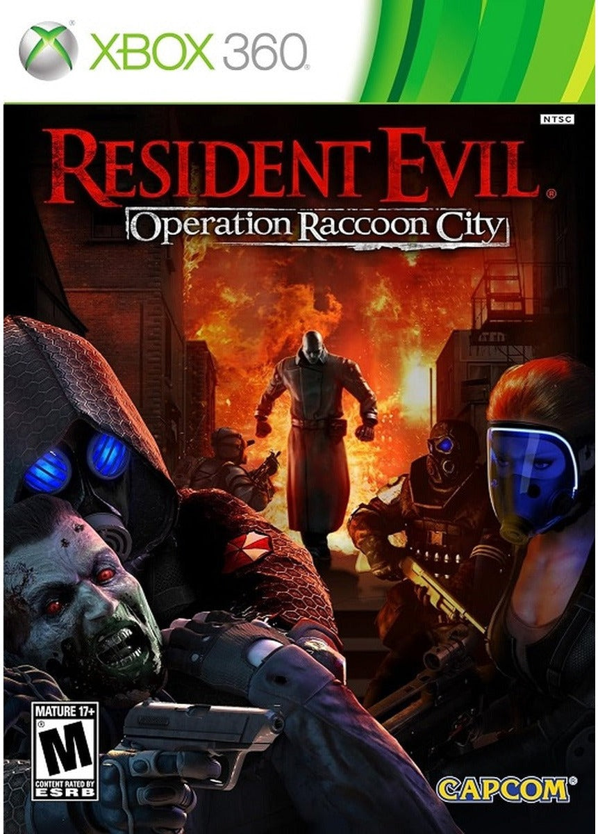 Resident Evil: Operation Raccoon City Xbox 360 game box art