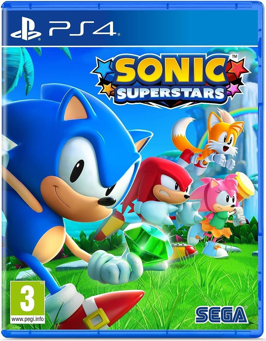 Sonic Superstars PlayStation 4 game box art