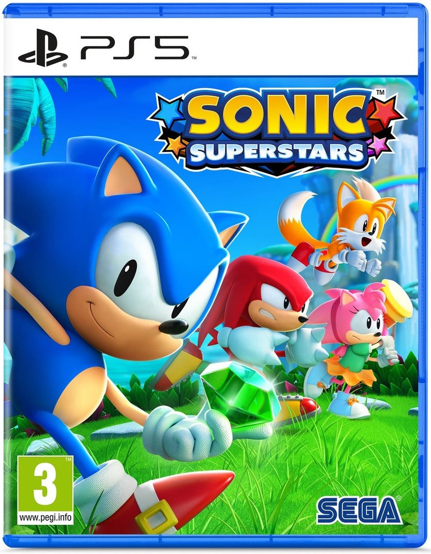 Sonic Superstars PlayStation 5 game box art