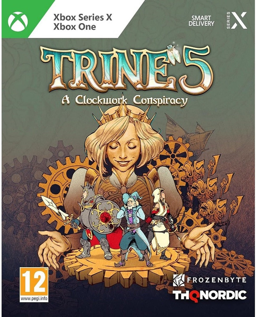 Trine 5: A Clockwork Conspiracy Xbox Series X box art