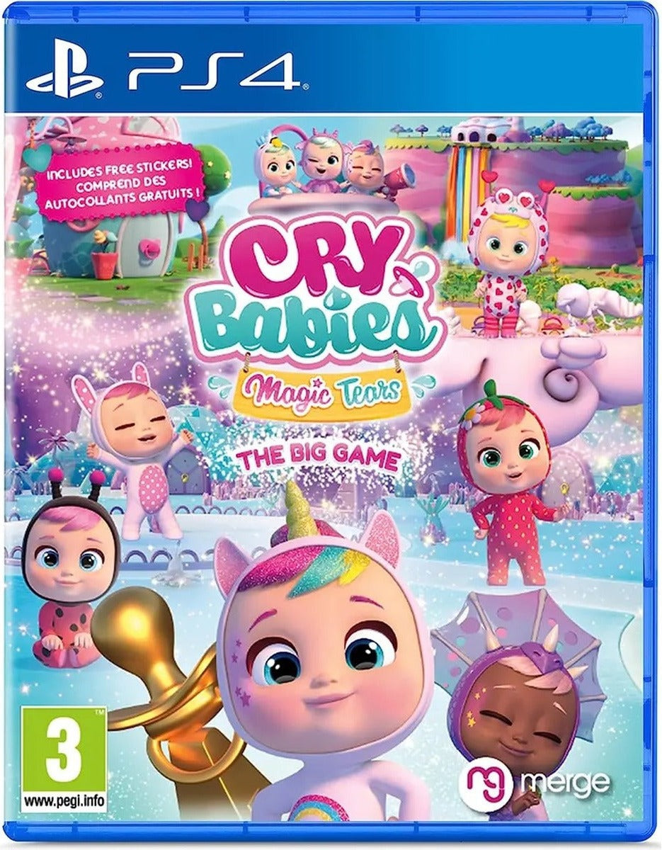Cry Babies Magic Tears: The Big Game PlayStation 4 box art