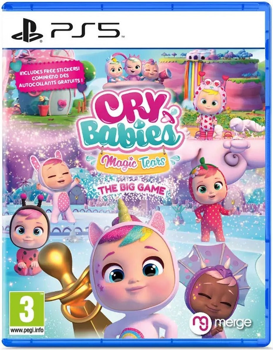 Cry Babies Magic Tears: The Big Game PlayStation 5 box art