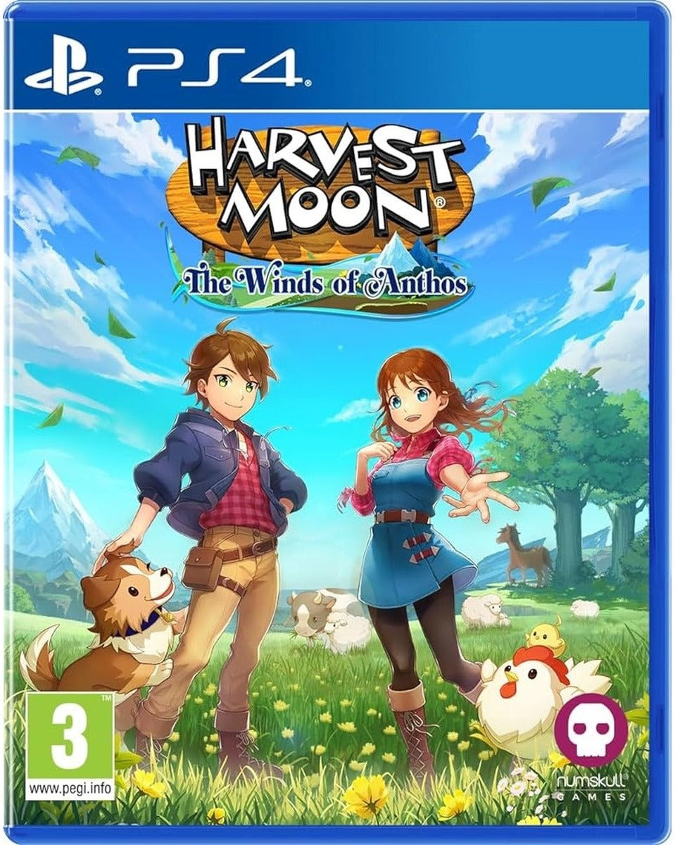 Harvest Moon: The Winds of Anthos PlayStation 4 game box art